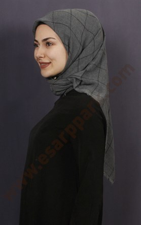 Coton Kare Eşarp 1208-12