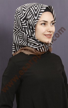 Coton Kare Eşarp 1209-10