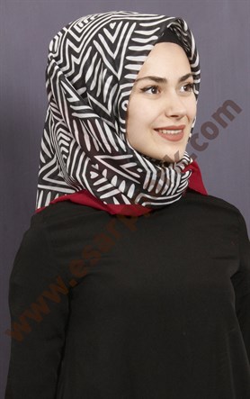 Coton Kare Eşarp 1209-11