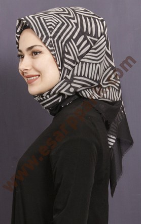 Coton Kare Eşarp 1209-12