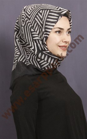 Coton Kare Eşarp 1209-12
