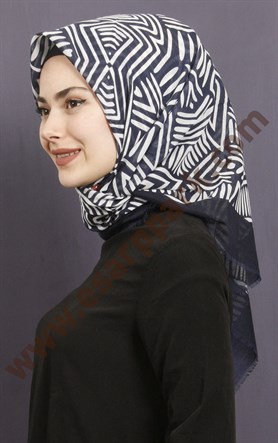 Coton Kare Eşarp 1209-16