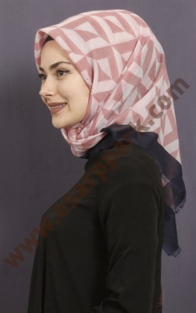 Coton Kare Eşarp 1209-19
