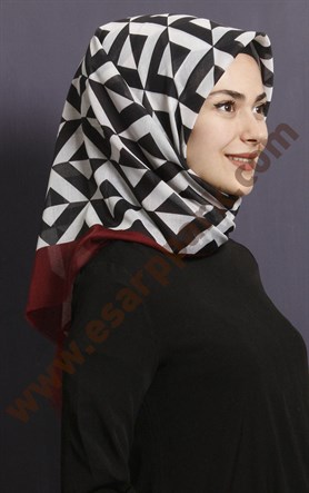 Coton Kare Eşarp 1209-20