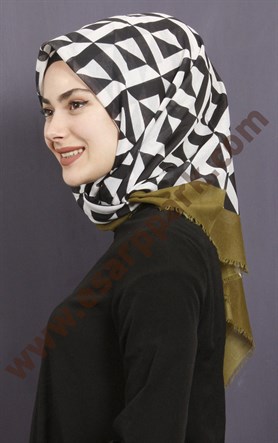 Coton Kare Eşarp 1209-25