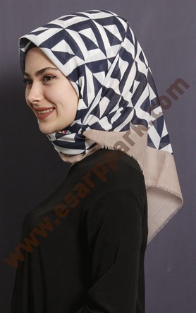 Coton Kare Eşarp 1209-28