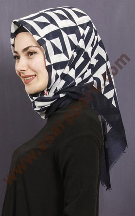 Coton Kare Eşarp 1209-30