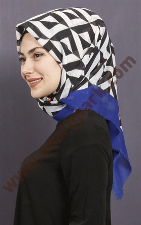 Coton Kare Eşarp 1209-31