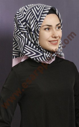 Coton Kare Eşarp 1209-6