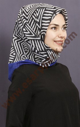 Coton Kare Eşarp 1209-9