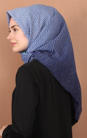 Coton Kare Eşarp 1214-11