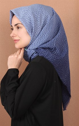 Coton Kare Eşarp 1214-11