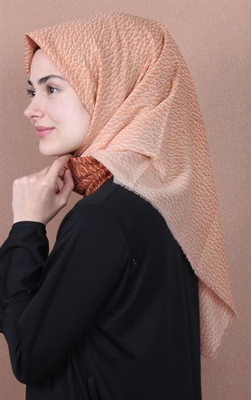 Coton Kare Eşarp 1214-14