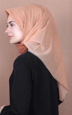 Coton Kare Eşarp 1214-14