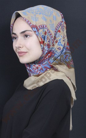 Coton Kare Eşarp 1214-16