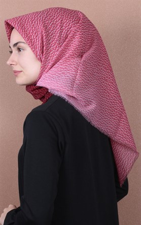 Coton Kare Eşarp 1214-17