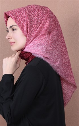 Coton Kare Eşarp 1214-17