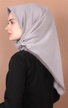 Coton Kare Eşarp 1214-18