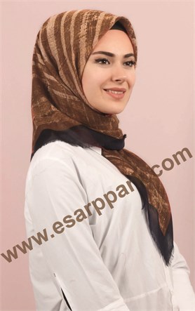 Coton Kare Eşarp 1214-20