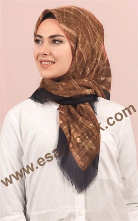 Coton Kare Eşarp 1214-20