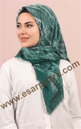 Coton Kare Eşarp 1214-23