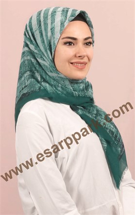 Coton Kare Eşarp 1214-23