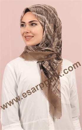 Coton Kare Eşarp 1214-26