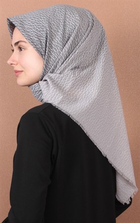 Coton Kare Eşarp 1214-3