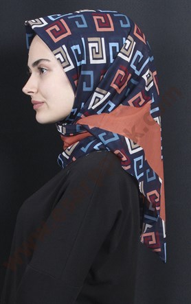 Coton Kare Eşarp 1214-33