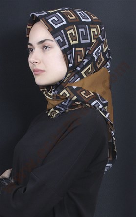 Coton Kare Eşarp 1214-34