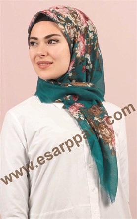 Coton Kare Eşarp 1214-35