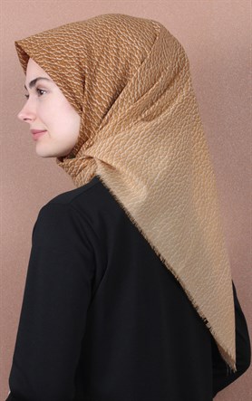 Coton Kare Eşarp 1214-4