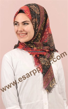 Coton Kare Eşarp 1214-45