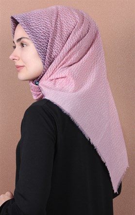 Coton Kare Eşarp 1214-6