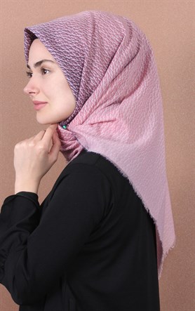 Coton Kare Eşarp 1214-6