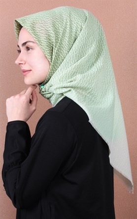 Coton Kare Eşarp 1214-7