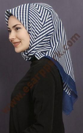 Coton Kare Eşarp 1217-3