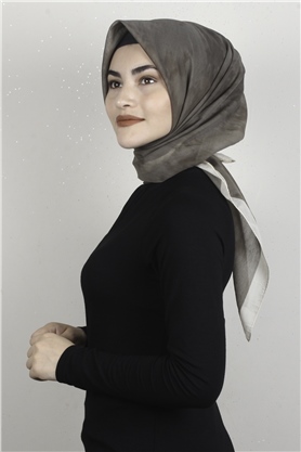 Coton & Silk Eşarp 3633-11 Acı Kahve