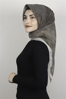 Coton & Silk Eşarp 3633-11 Acı Kahve