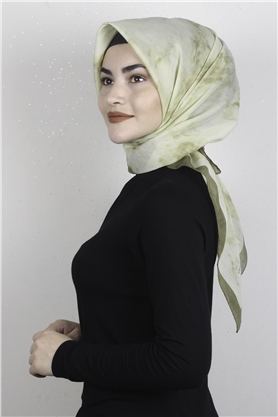 Coton & Silk Eşarp 3633-2 Yeşil