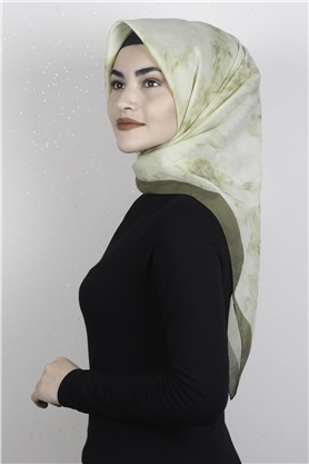 Coton & Silk Eşarp 3633-2 Yeşil
