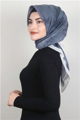 Coton & Silk Eşarp 3633-3 Füme