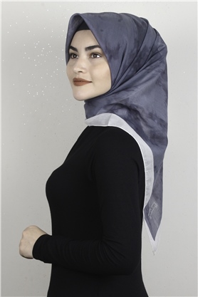 Coton & Silk Eşarp 3633-3 Füme