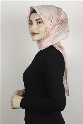 Coton & Silk Eşarp 3633-6 Pudra