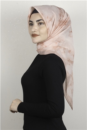 Coton & Silk Eşarp 3633-6 Pudra