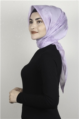 Coton & Silk Eşarp 3633-7 Lila