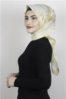 Coton & Silk Eşarp 3633-9 Gold