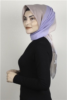 Coton & Silk Eşarp 3634-1 Violet