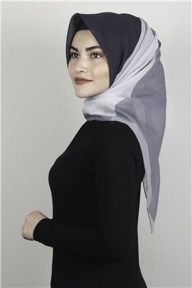 Coton & Silk Eşarp 3634-11 Füme