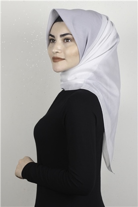 Coton & Silk Eşarp 3634-12 Gri